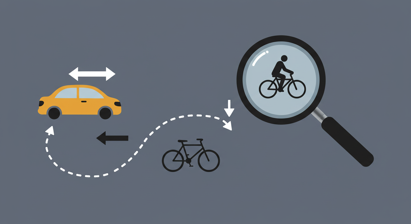自転車の飛び出しによる非接触事故でも諦めない!理不尽を晴らす証拠収集と因果関係の立証方法