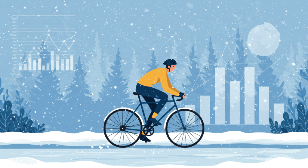 「雪の日に自転車は本当に危ない?」雪道特有の危険性と自転車事故の統計データ