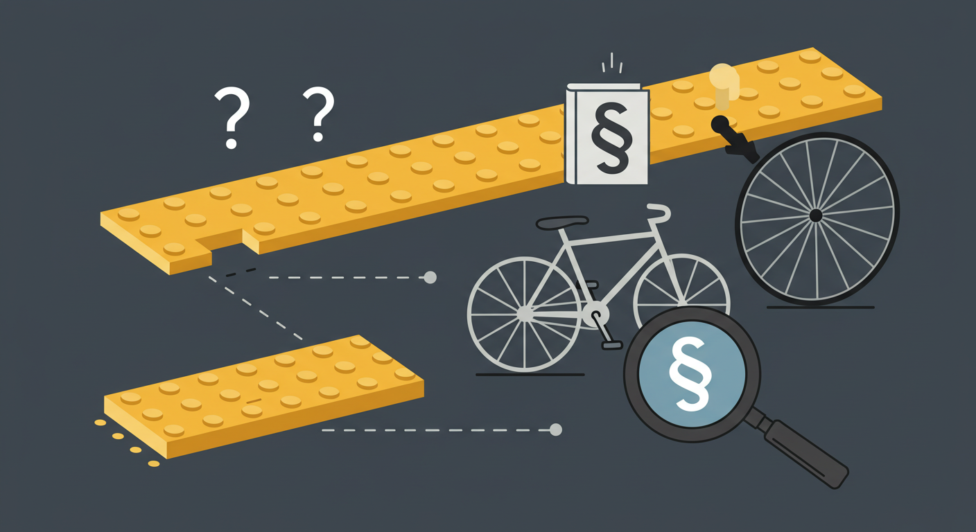 点字ブロックでの自転車の事故:現状と法律、そして意外な落とし穴