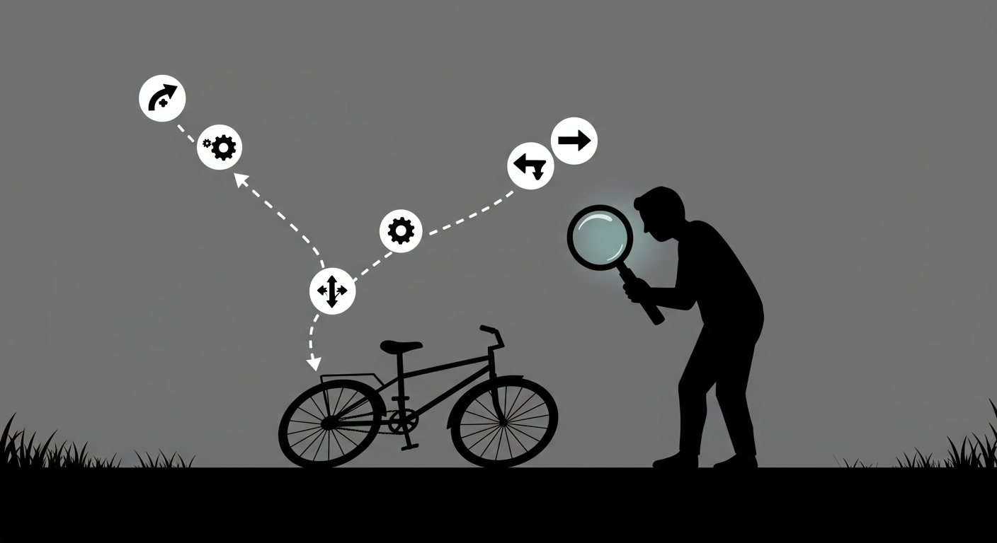 「自転車が接触なしで転倒したらどうなる?」単独事故か、誘因事故か、その判断基準と対処法
