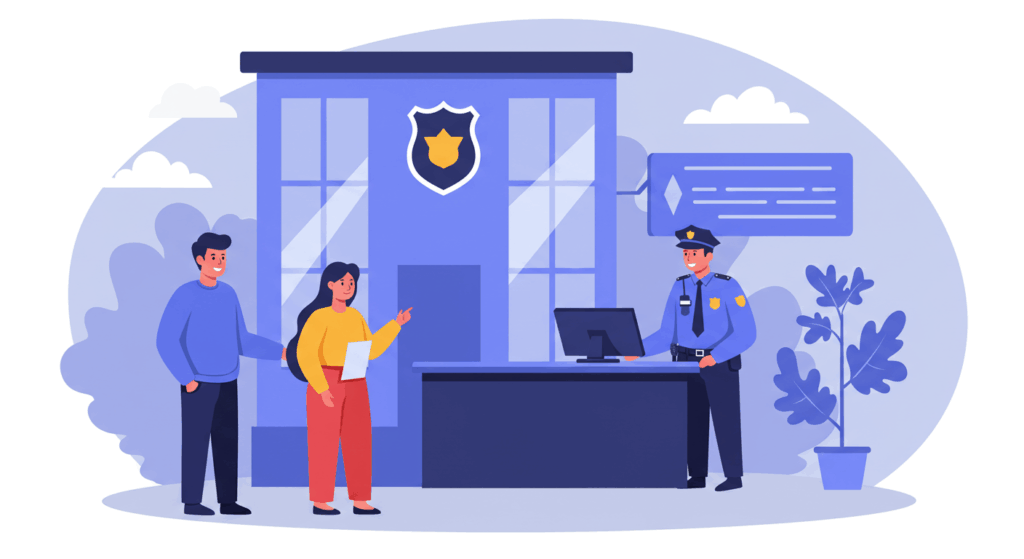 ガードレールを擦った後、警察に後日連絡するのは有効か?