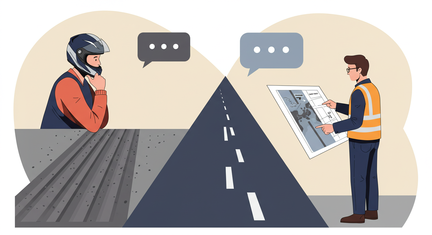 「グルービング廃止」を求める声も?バイク事故リスクと道路管理者の見解