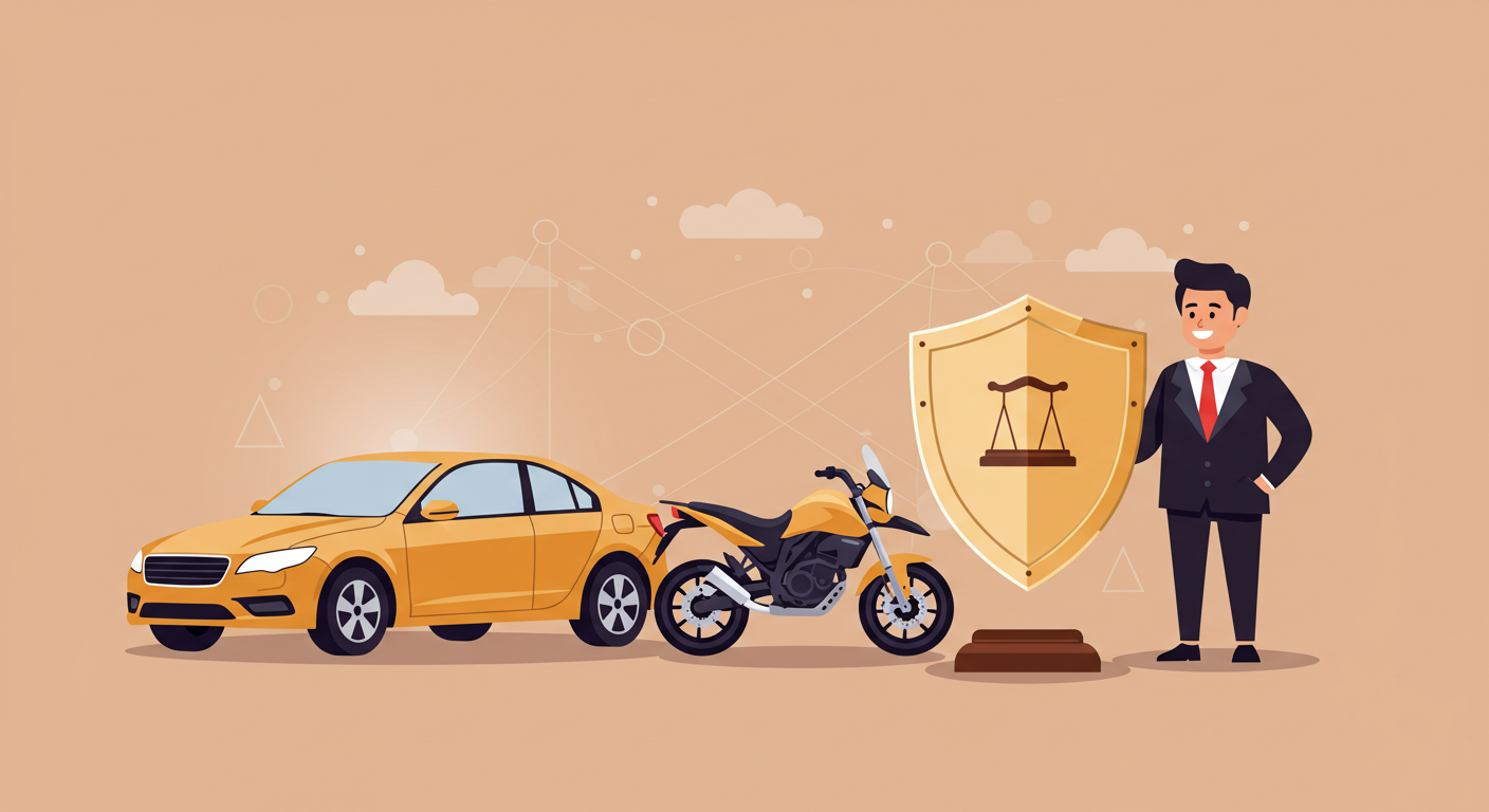 車とバイク両方に弁護士特約がある場合どうする？