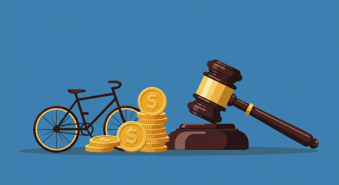 自転車の一時停止無視で科される罰金と刑事罰のリスク